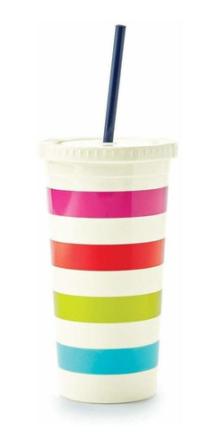 Kate Spade New York Vaso Térmico Para Mujer Diseño De Rayas