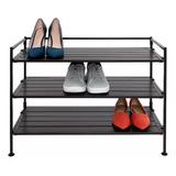 Rack Zapatera Organizador Con 3 Niveles