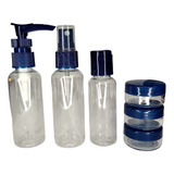 Neceser Set De Viaje X7 Higiene Botellas Cuidado Personal