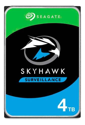 Hd Seagate Skyhawk 4tb Segurança, 256mb, Sata - St4000vx016