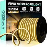 Tira De Luces Neon Flexibles Led 100ft, Ac 110-120v