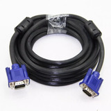 Cable Vga Macho 10m C/ Filtros Notebook Pc Proyector Tv Led