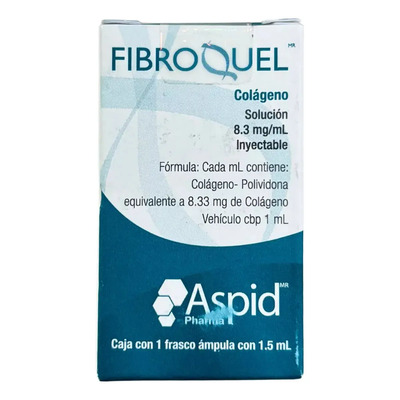 Fibroquel solución 8,33 mg, 1 frasco ámpula 1,5 ml | Envío gratis