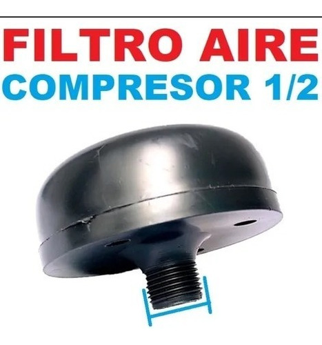 Filtro De Aire Compresor Mikels-goni Entrada 1/2 Plástico Pe