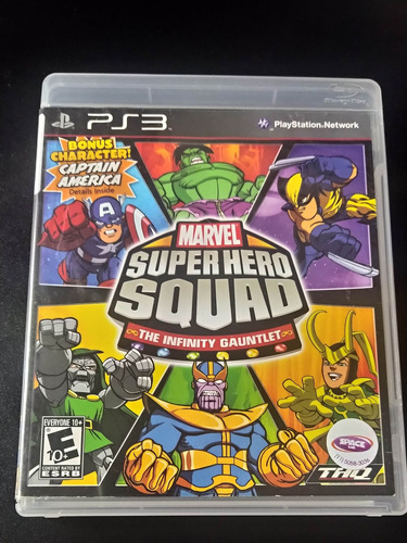 Marvel Super Hero Squad Ps3 Sem Manual Usado Playstation