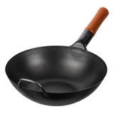 Wok Sarten Tradicional De Acero Al Carbono Yosukata 11.8