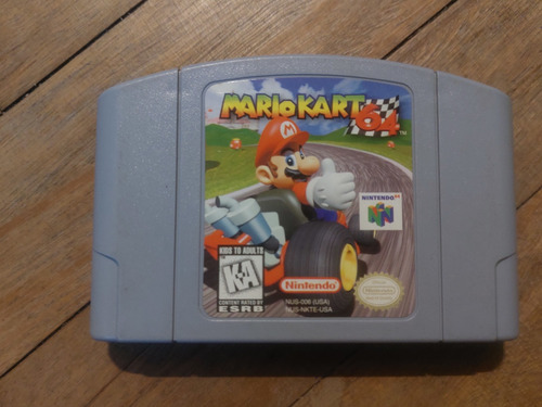 N64 Juego Mario Kart 64 Americano Ntsc Original Nintendo 64 