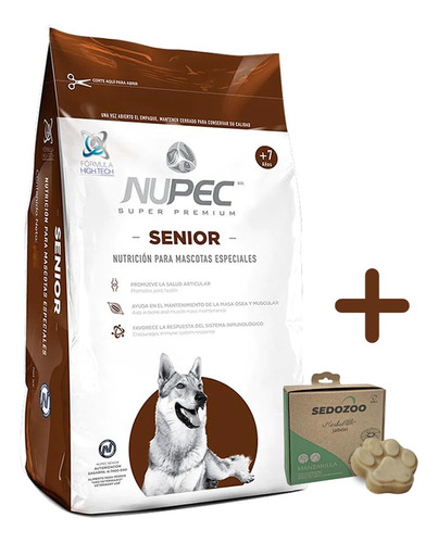 Croquetas Nupec Para Perro Senior 15kg +regalo Para Perro