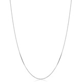 Collar De Cadena De Plata Esterlina 925 Para Mujer, De 16 A 