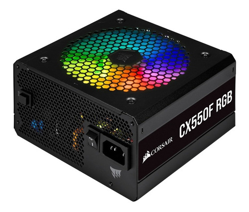 Fuente De Poder Corsair Cx550f Rgb Mod 80 Plus Bronze 550w