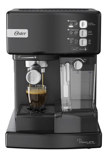 Cafetera Automática De Espresso Negro Metálico Oster® Primal