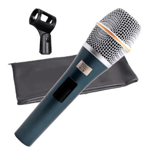 Microfone Com Fio Dinâmico Kadosh K-98 Hipercardióide C/ Bag