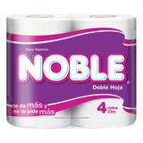  Papel Higiénico Noble Doble Hoja 23 Mts X 20 Rollos