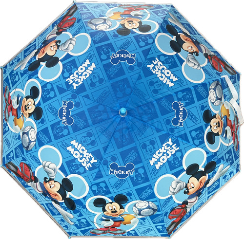 Paraguas Infantil Mickey Y Minnie Para La Lluvia 