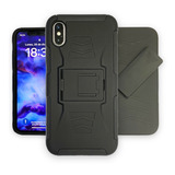 Funda Protector Uso Rudo Con Clip Para Redmi Note 10 Pro