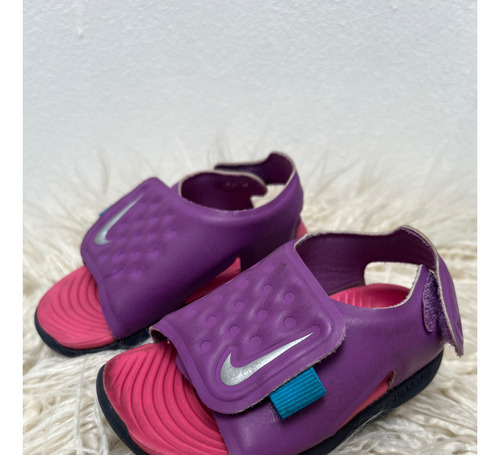 Sandalias Nike Sunray Nena 19.5 Arg 10 Cms Excelente Estado