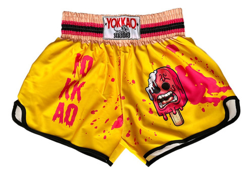 Pantalones Cortos De Entrenamiento De Muay Thai De Cintura 