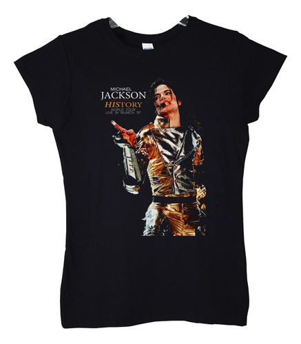 Polera Mujer Michael Jackson History Muni 87 Pop Abominatron