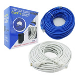 Cable Red Cat6 Lan Internet De 30mts Para Computadora Rj-45