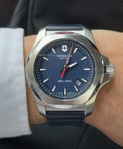 ¡¡¡¡reloj Victorinox I.n.o.x Azul Quartz 43 Mm Regalado!!!