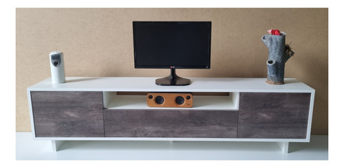 Mueble De Tv Modular Modelo Vacancy-ii Calidad Melamina