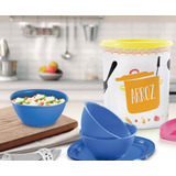 Bote Toque Magico Arroz Recipiente Tupperware