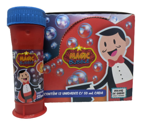 12 Bolinha Bolhas De Sabão Magic Bubble Mágico Original