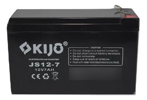 Batería Para Ups  Kijo Recargable Js712 12v, 7ah Js12-7