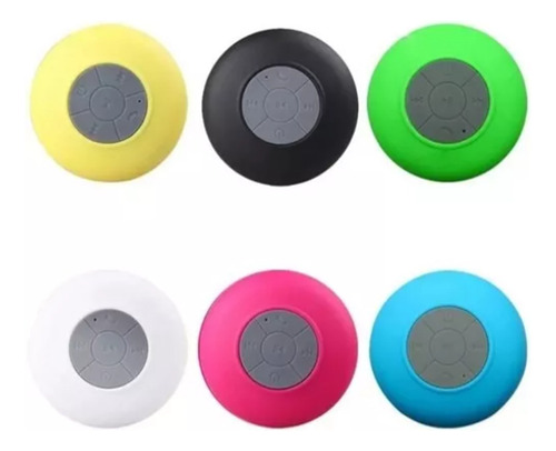 Mini Caixinha Som Bluetooth Portátil Prova D'água Ventosa