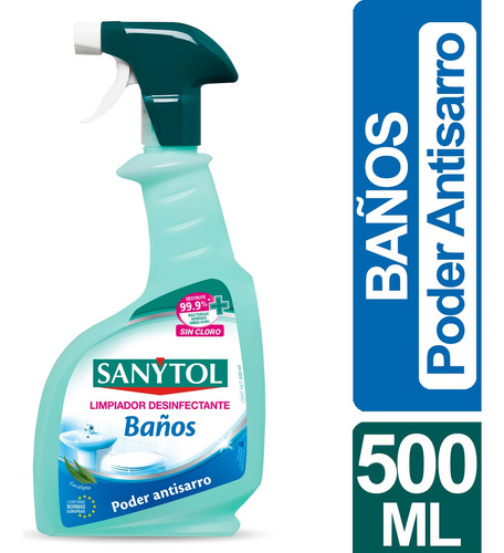 Sanytol Limpiador Desinfectante Baños Poder Antisarro 500ml