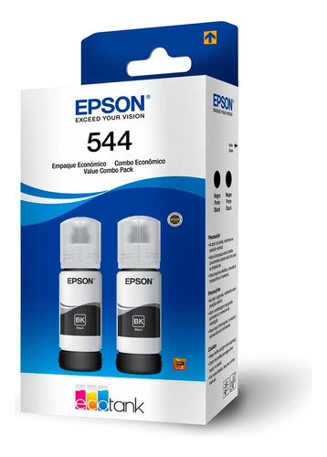 Pack 2 Tintas Epson T544 Negro L5590 | L5290 | L3250 | l3210