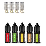 5 Pistola Vape Portátil Aceites Esenciales, 4 Tanques