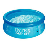 Piscina Inflavel Grande Redonda Intex Easy Set 2419 L Azul