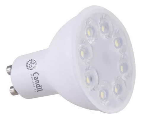 Lampara Led Dicroica Gu10 7w Calido Frio Candil Cd