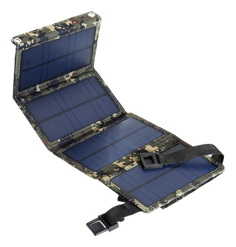 Panel Solar Usb Plegable Bolsa Carga Móvil
