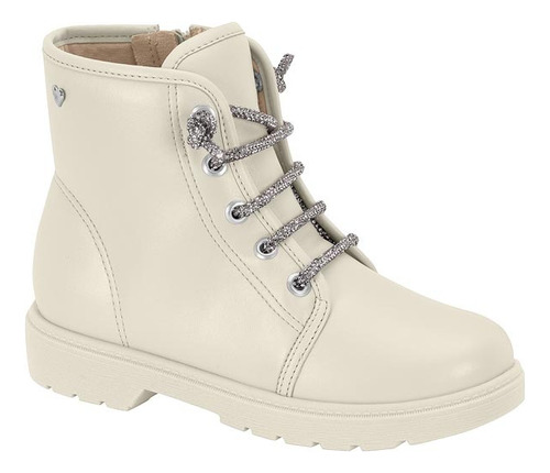 Bota Coturno Infantil Molekinha Brilho Strass 2164.136