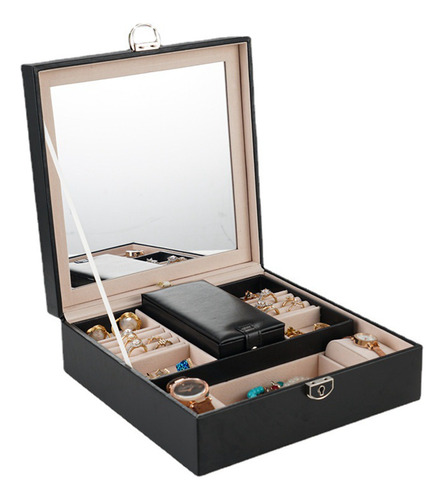 Caja De Almacenamiento De Joyas Multifuncional Para Anillos