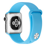 Correa Botón Compatible Iwatch Apple Watch 38/40/41mm Azul