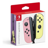Controle Nintendo Joy-con Rosa E Amarelo Pastel Switch