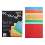 Resma Carta 100 Hojas Papel De Colores 80gr Nuovo