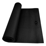 Mat Yoga Colchoneta K6 Pilates Tapete Gimnasio 3mm Color Negro