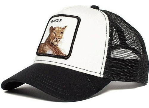 Gorra De Malla Con Protección Solar Y Animal Bordado [u] [u]