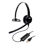 Fone Operador Zox Dh-80 (headset Usb Padrão)