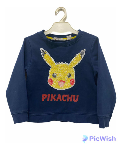 Buzo Marca H&m Talle 3-4 Años - Pokemon