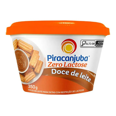 Doce de Leite Zero Lactose Piracanjuba Pote 350g | MercadoLivre