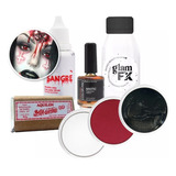 Kit Maquillaje Fx Terror Halloween Heridas Latex Sangre