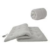 Zonli Colchon Futon De Algodon Para Colchon De Piso (gris Cl