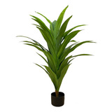 Dracena Artificial Premium Planta Real Toque Para Sala 1.40m