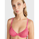 Brasier Rosa Calvin Klein Ck 1996 Demi Unlined Mujer