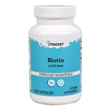 Biotin 300 Caps 5,000 Mg  De Vitacost
